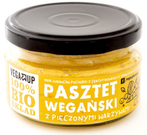 PASZTET WEGAŃSKI Z PIECZONYMI WARZYWAMI BIO 190 g