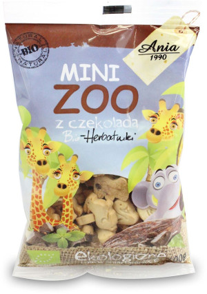 CIASTKA Z CZEKOLADĄ MINI JUNGLE BIO 100 g
