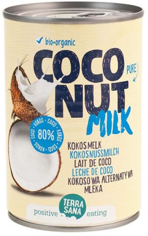 COCONUT MILK - NAPÓJ KOKOSOWY BEZ GUMY GUAR (22 % TŁUSZCZU) BIO 400 ml