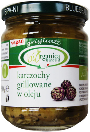KARCZOCHY GRILLOWANE W OLEJU BIO 190 g
