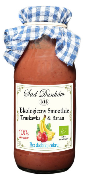 SMOOTHIE TRUSKAWKA - BANAN B/C BIO 240 g