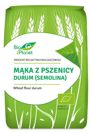 MĄKA Z PSZENICY DURUM (SEMOLINA) BIO 1 kg