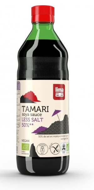 SOS SOJOWY TAMARI 50 % MNIEJ SOLI BEZGLUTENOWY BIO 250 ml