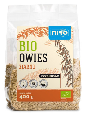 OWIES ZIARNO BEZŁUSKOWE BIO 400 g