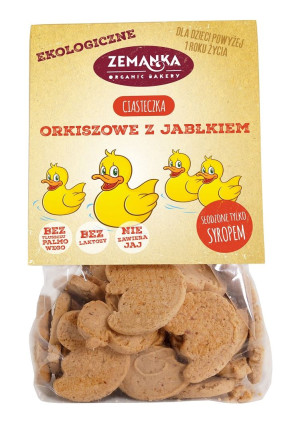 CIASTKA ORKISZOWE Z JABŁKIEM BIO 100 g