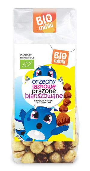 ORZECHY LASKOWE PRAŻONE BLANSZOWANE BIO 100 g