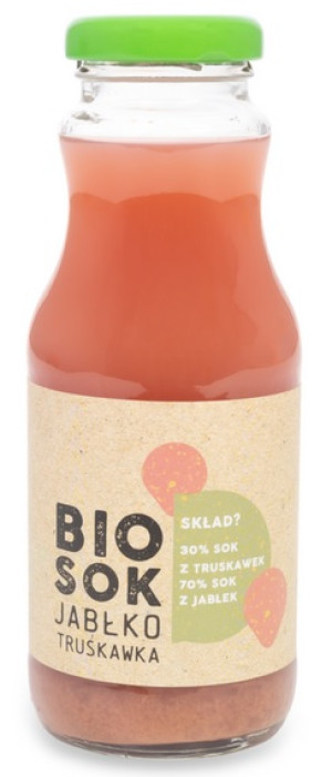 SOK JABŁKOWO - TRUSKAWKOWY NFC BIO 250 ml