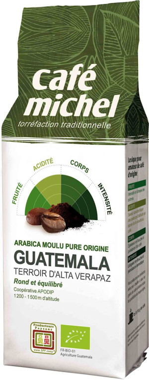 KAWA MIELONA ARABICA 100 % GWATEMALA FAIR TRADE BIO 250 g