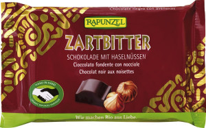 CZEKOLADA GORZKA Z ORZECHAMI LASKOWYMI BIO 100 g