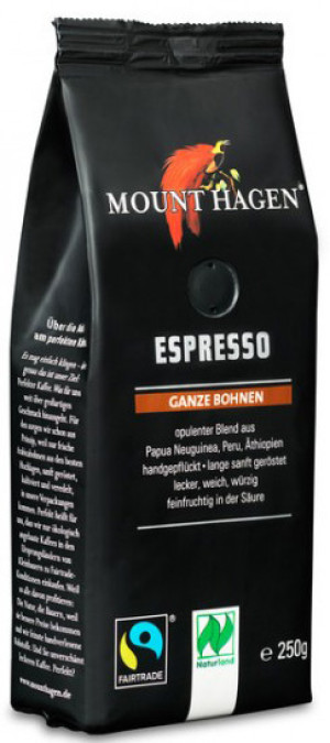 KAWA ZIARNISTA ARABICA 100 % ESPRESSO FAIR TRADE BIO 250 g