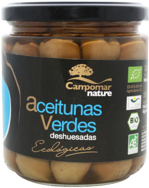 OLIWKI ZIELONE BEZ PESTKI BIO 350 g