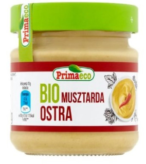 MUSZTARDA OSTRA BIO 170 g