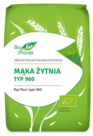 MĄKA ŻYTNIA TYP 960 BIO 1 kg