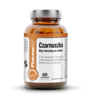 CZARNUSZKA 60 KAPSUŁEK 44,16 g - PHARMOVIT (CLEAN LABEL)
