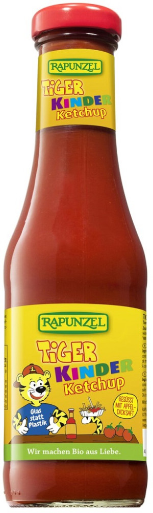 KETCHUP DLA DZIECI TIGER BIO 450 ml