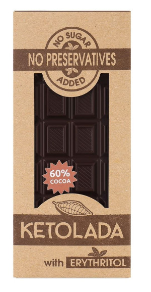 CZEKOLADA KETO BEZ CUKRU 100 g
