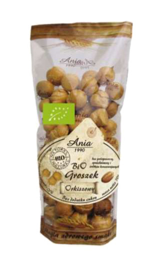 GROSZEK PTYSIOWY ORKISZOWY BEZ DODATKU CUKRÓW BIO 70 g