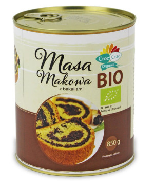MASA MAKOWA Z BAKALIAMI BIO 850 g (PUSZKA)