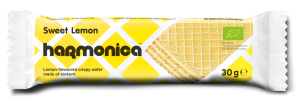 WAFELEK Z KREMEM MLECZNO - CYTRYNOWYM BIO 30 g - HARMONICA