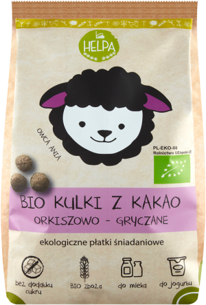 KULKI ORKISZOWO - GRYCZANE Z KAKAO BIO 160 g