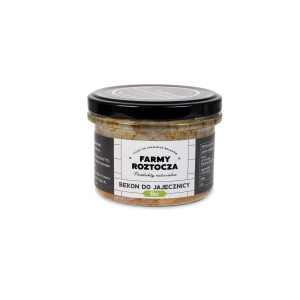 BEKON DO JAJECZNICY BIO 180 g (SŁOIK) - FARMY ROZTOCZA