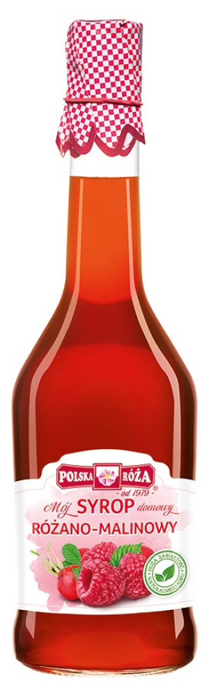 SYROP RÓŻANO - MALINOWY 500 ml