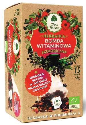 HERBATKA BOMBA WITAMINOWA PIRAMIDKI BIO (15 x 3 g) 45 g