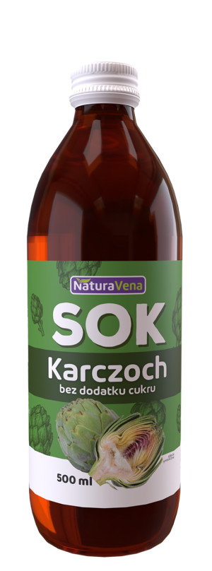 SOK Z KARCZOCHA 100 % 500 ml