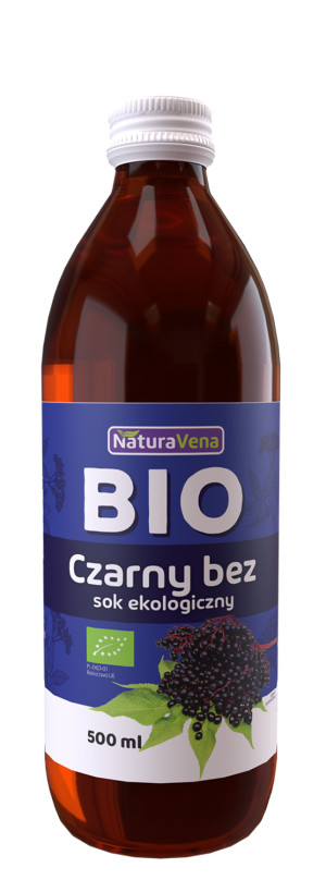 SOK Z CZARNEGO BZU 100 % BIO 500 ml