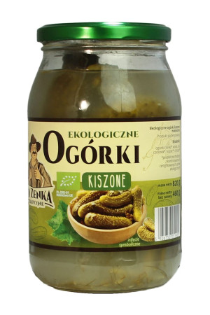 OGÓRKI KISZONE BIO 820 g
