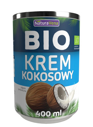 KREM KOKOSOWY 17 % BIO 400 ml