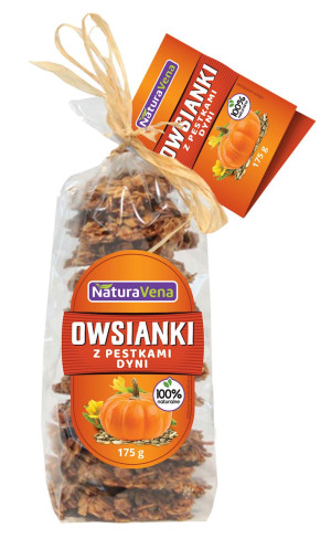 CIASTKA OWSIANKI Z PESTKAMI DYNI 175 g