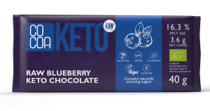 CZEKOLADA KETO Z JAGODAMI BEZ DODATKU CUKRU BIO 40 g