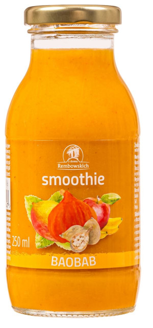 SMOOTHIE JABŁKO - MANGO - BANAN - DYNIA - BAOBAB 250 ml