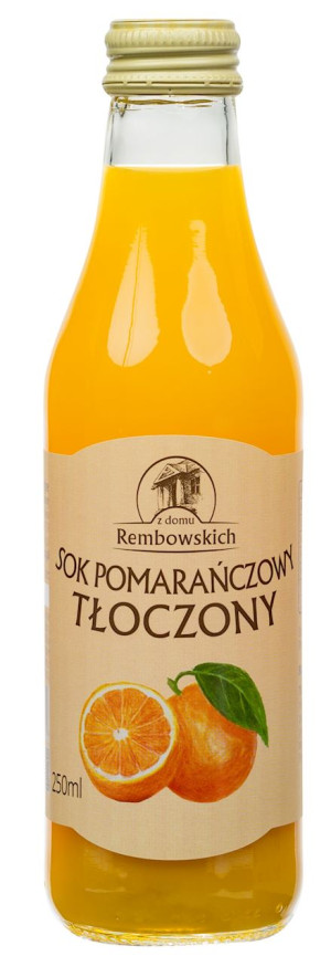 SOK POMARAŃCZOWY NFC 250 ml