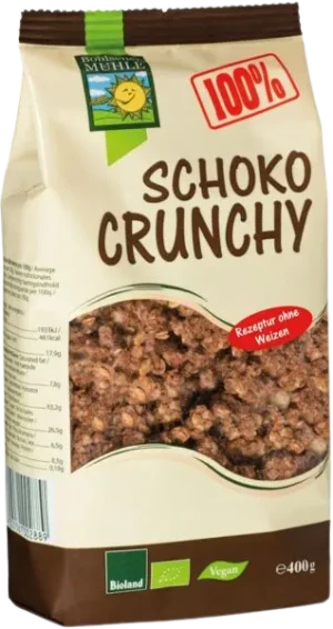 CRUNCHY CZEKOLADOWE BIO 400 g