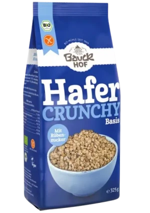 CRUNCHY OWSIANE BEZGLUTENOWE BIO 325 g