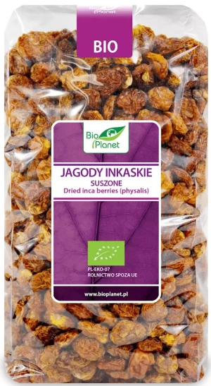 JAGODY INKASKIE SUSZONE BIO 1 kg
