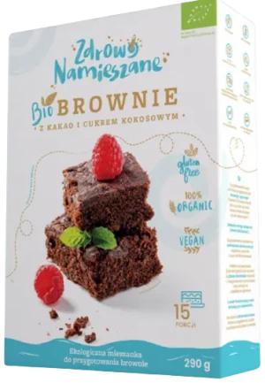 MIESZANKA NA BROWNIE Z KAKAO I CUKREM KOKOSOWYM BIO 290 g