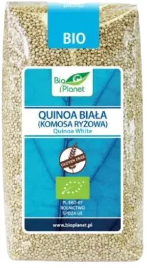 QUINOA BIAŁA KOMOSA RYŻOWA BEZGLUTENOWA BIO 500 g