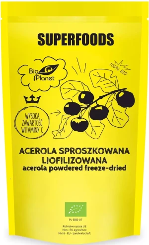 ACEROLA SPROSZKOWANA LIOFILIZOWANA BIO 100 g