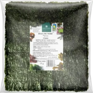 ALGI NORI PRAŻONE DO SUSHI BIO 15 g