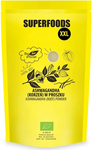ASHWAGANDHA (KORZEŃ ŻEŃ-SZENIA INDYJSKIEGO) W PROSZKU BIO 500 g