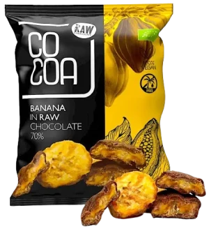 BANANY W CZEKOLADZIE BIO 70 g