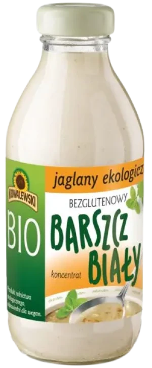 BARSZCZ BIAŁY BEZGLUTENOWY JAGLANY KONCENTRAT BIO 320 ml