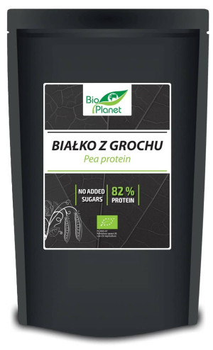 BIAŁKO Z GROCHU W PROSZKU BIO 500 g