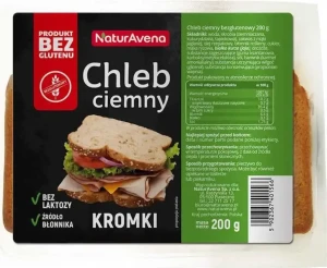 CHLEB CIEMNY NATURALNY BEZGLUTENOWY 200 g