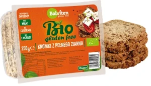 CHLEB Z PEŁNEGO ZIARNA BEZGLUTENOWY BIO 250 g