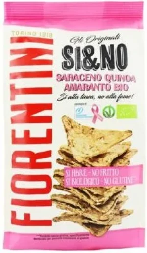 CHRUPKI GRYCZANE Z QUINOA I AMARANTUSEM BEZGLUTENOWE BIO 80 g - FIORENTINI