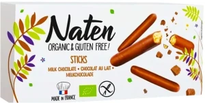 CIASTKA W POLEWIE CZEKOLADOWEJ STICKS BEZGLUTENOWE BIO 130 g